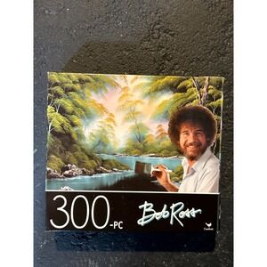 Bob Ross 300 Piece Jigsaw Puzzle Landscape Painting Art Collectible Cardinal‎